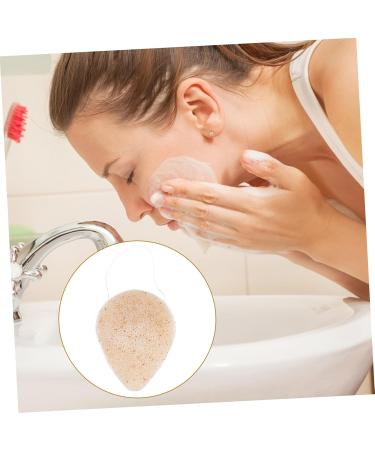 Ipetboom 1pc Sponge Face Wash Face Sponge Exfoliating Puff Body Face Bath Sponge Exfoliating Face Scrubber Exfoliating Sponge Sponges Facial Sponge Clean Walnut Powder - Buy Online on GoSupps.com