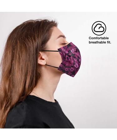 Paisley 3 Ply Disposable Face Mask with Filter Layer and Elastic Earloop - 10pcs, Retail Sealed Bags | PAISLEY-010 - Buy Online on GoSupps.com