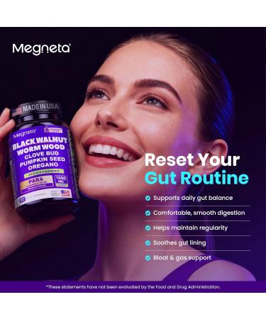 Wormwood Black Walnut Clove Cleanse for Humans, Intestinal Cleanse & Gut Detox with Pumpkin Seed & Oregano, Vegan Digestive Support for Adults, 60 Capsules, Unflavoured Unflavoured 60 Count (Pack of 1) - Buy Online on GoSupps.com