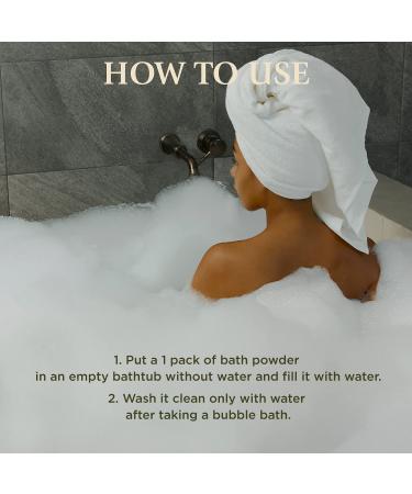 Buy Relief Mud Bubble Bath Powder 50g (Pack of 6) - Relaxation Bathing for All Ages Natural Moisturizing Oil Long-Lasting Bubbles Hydrating & Sebum Control - Buy Online on GoSupps.com