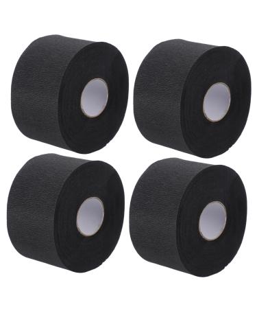 Frcolor 4 Rollen hairdressing salon Salon Paper Teil paper hairdressing neck strip hair styling tools Tools for coloring hair strips of hair 10.5x7cm black