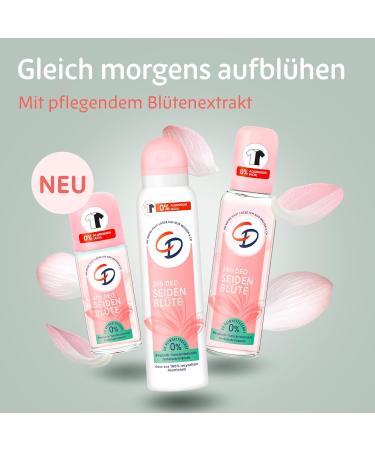 CD "Silk Flower" roll-on deodorant 1 x 50 ml Deodorant without aluminium salts Long lasting protection 48 hours Vegan care product Suitable for sensitive skin - Buy Online on GoSupps.com