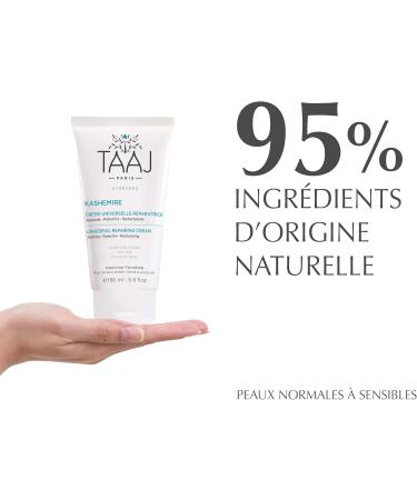 TAAJ | Kashemire Universal Repairing Cream | Face & Body Care | For Fragilized and Irritated Skin | Deep Nourishes and Moisturized Skin | Made in France | Vegan | CrueltyFree | 150ML - Buy Online on GoSupps.com