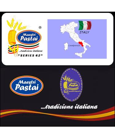 Maestri Pastai Gourmet Tagliatelle Italian Pasta Pack of 3 - Premium Quality Ribbon Pasta Series 42 Imported from Italy - 17.66 oz (1.1 lbs) each - Buy Online on GoSupps.com