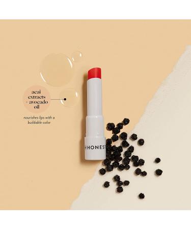 Honest Beauty Tinted Lip Balm - Dragon Fruit | EWG Certified, Vegan & Cruelty-Free | 0.141 oz - Buy Online on GoSupps.com