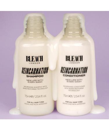 Bleach London Reincarnation Bond Restoring Conditioner Mini 75ml - Vegan Paraben-Free Daily Hair Care for All Types - Buy Online on GoSupps.com