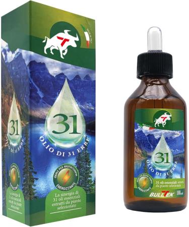 31 Herbal Oil - 100 ml Essential Oil Blend | Alcohol-Free Vegan Organic for Diffuser Massage & Aromatherapy - Buy Online on GoSupps.com