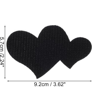 VOCOSTE Hair Pads Heart Shape Hair Pad Bangs Patch for Women Black - Buy Online on GoSupps.com