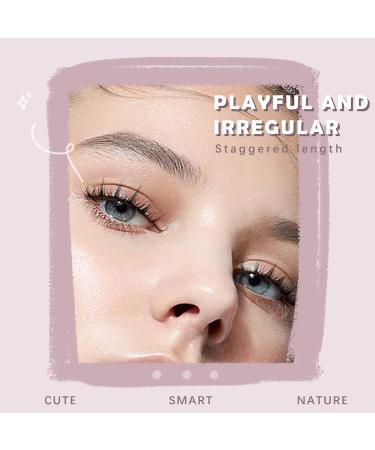 10 Pairs Manga Lashes - Japanese Style Natural 3D Eyelashes with Clear Band for Cosplay Makeup | Short & Lightweight (Pack of 1 - Buy Online on GoSupps.com