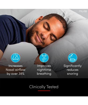 Rhinomed Mute Nasal Dilator for Snore Reduction - Large Size 3-Pk - Anti-Snoring Solution - Improved Airflow for Better Sleep - Buy Online on GoSupps.com
