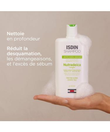 ISDIN Nutradeica Anti-Oily Dandruff Shampoo Reduces Desflation Itching and Excess Oil 1 x 400 ml - Buy Online on GoSupps.com
