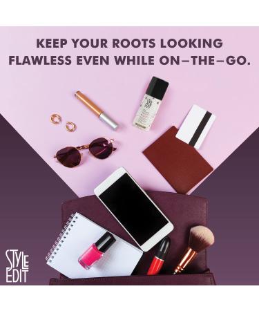 Style Edit Root Touch Up Spray for Light Brown Hair | Gray Coverage Root Concealer | Temporary Light Brown Hair Dye Spray - 0.75 oz Travel Size - Buy Online on GoSupps.com