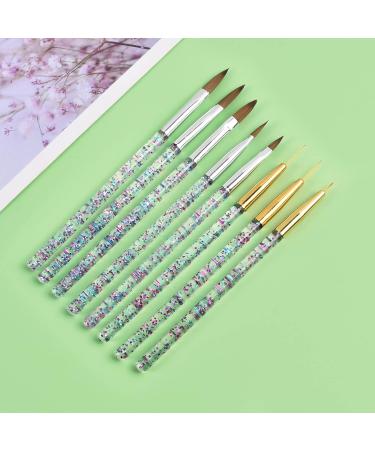 Joyan 8-Piece Acrylic Nail Brush Set | Professional Gel Nail & Design Brushes for Perfect Manicure - Buy Online on GoSupps.com