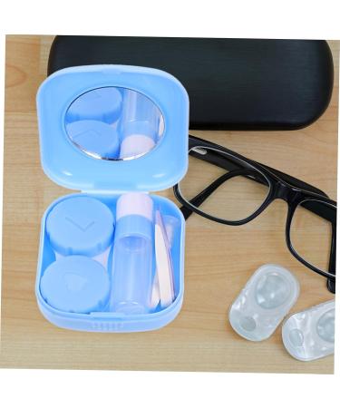 Buy SOLUSTRE 4pcs Contact Lens Case - Durable Storage Box for Contact Lenses | Mini PP Frame Holder - Buy Online on GoSupps.com