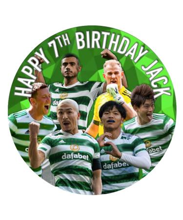 Celtic Edible Cake Topper 7.5 inches Football (Icing Sheet)