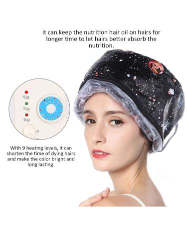 Heat Cap Hair Deep Conditioning - Adjustable 9-Level Thermostat Electric Hood for Haircare | EU 220V - Buy Online on GoSupps.com