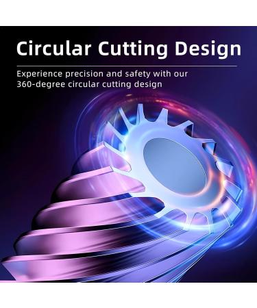 Moonyan Auto Nail Clippers 3 Modes Adjustable Electric Manicure Pedicure Tool for Seniors | Electric Cutter with Storage Light for Seniors Quiet for Adults Home Use Kids Rose Gold - Buy Online on GoSupps.com