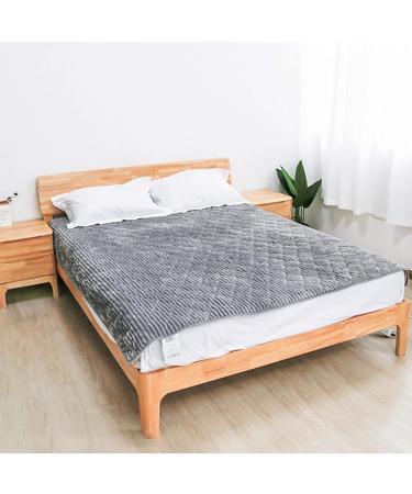 Luxurious Heated Sofa Blanket - Soft Flannel Overload Protection 6 Heat Levels LED Control - 180 x 150 cm - Buy Online on GoSupps.com