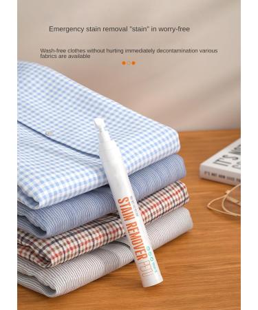 Stain Remover Pen Set of 2 - Quick & Portable Oil Stain Removal for White Clothes - No Wash Needed - Buy Online on GoSupps.com