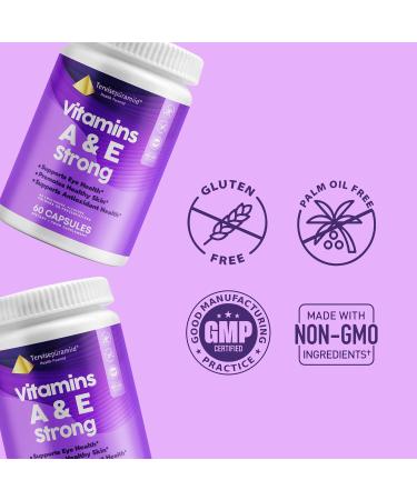 Health Pyramid Vitamins A & E for Healthy Vision, Skin & Bone Support - 60 Vegan Capsules - Buy Online on GoSupps.com