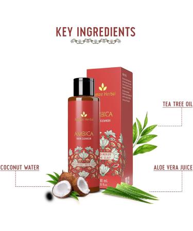 Avimee Herbal Ambica Hair Cleanser | Fights Dandruff | Sulphate & Paraben Free | Herbal Formulation | 200 ml - Buy Online on GoSupps.com