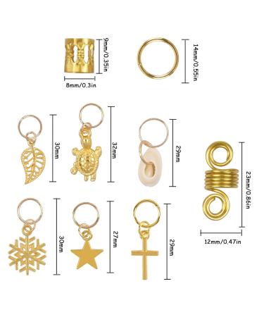 Jinlaili 120 Pieces Hair Mesh & Dreadlocks Pearls - Fashionable Hair Braid Accessories & Rings for Stunning Styles - Buy Online on GoSupps.com