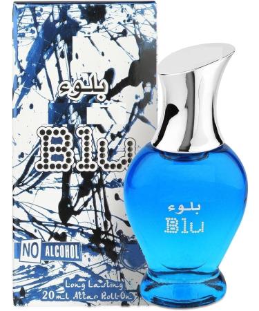 Blu Alcohol Free Attar Roll On | Long Lasting Fragrance For Men & Women | 20ml