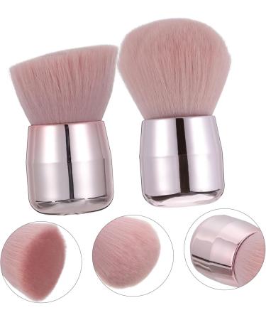 2pcs Mushroom Head Stucco Blush Brush Foundation Brush Mineral Brush Foundation Makeup - Buy Online on GoSupps.com