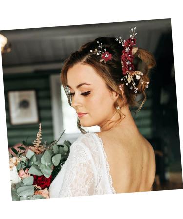 FRCOLOR 2 Set Bridal Headwear Pearl Headpiece Wedding Headwear Bridal Hair Pin Wedding Hair Clip Pearl Hair Comb Pearl Hair Barrettes Side Combs Pearl Hair Pin Hair Piece Bride Vintage - Buy Online on GoSupps.com