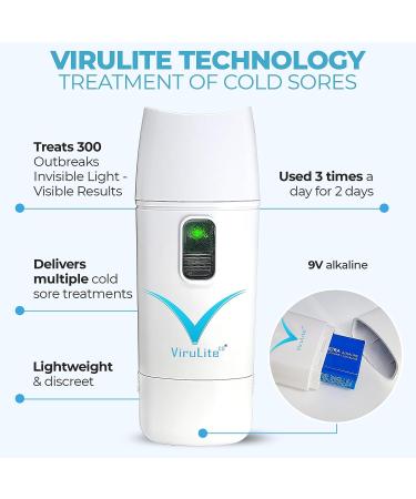 Virulite CS Original: FDA Cleared Cold Sore Treatment Device - 300 Outbreaks at $.40 Each - Buy Online on GoSupps.com