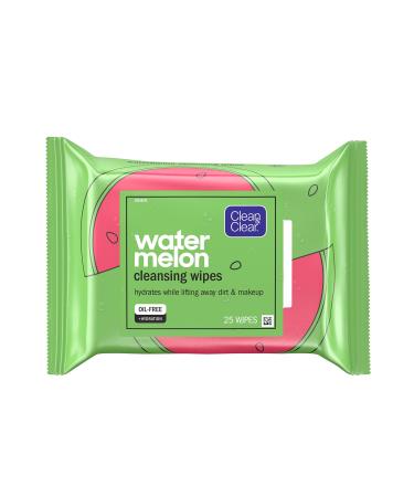 Clean & Clear Watermelon Cleansing Wipes 25 Wipes