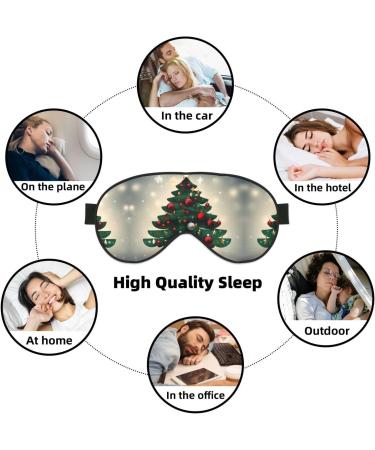 Christmas Gift Tree Eye Mask | Soft Adjustable Sleep Mask for Men & Women | Best Nighttime Comfort - Buy Online on GoSupps.com