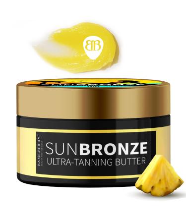 Original Sun Bronze Ultra Tanning Butter - Pineapple Swirl Use in the sun outdoor or tanning bed Better than tanning oil Tan faster with premium natural ingredients Safe for Sensitive Skin