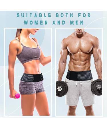 Sacroiliac SI Belt for Men & Women | Medium Large SI Joint Pain Relief | Sciatica & Sacral Support | Fits 32-47 in - Buy Online on GoSupps.com