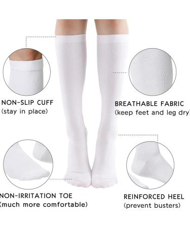 Zmerch Copper Fiber Compression Socks for Men & Women - Outdoor Sports Varicose Veins Relief Diabetes Fitness - L XL (33128) - Buy Online on GoSupps.com