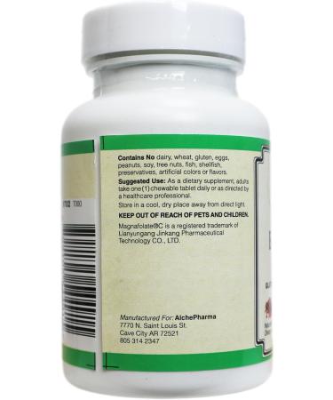 AlchePharma Coenzymated B-12, Folate & B-6, 60 Chewable Tablets, Natural Berry Flavor, with Methylcobalamin B12, P-5-P B6, and Magnafolate-C L-5-MTHF, Vegan, Non-GMO & Gluten-Free - Buy Online on GoSupps.com