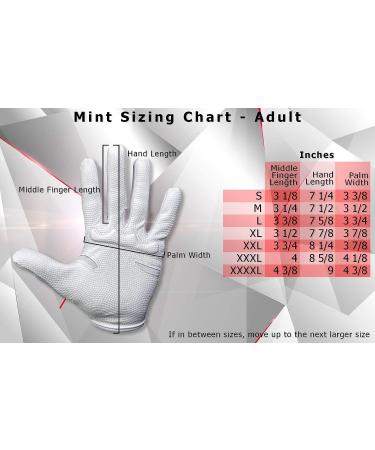 Mint Ultimate Friction Grip Sports Gloves for Ultimate Frisbee - Cutter 4 Premium - Black - Size Small to 4X-Large - Buy Online on GoSupps.com