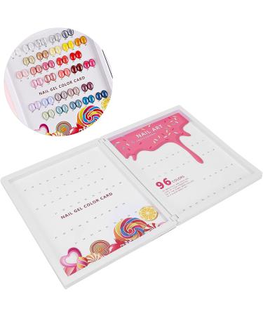 Nail Color Display Journal - 96 Colors - Gel Nail Polish Display - Color Chart - Accessories - Buy Online on GoSupps.com