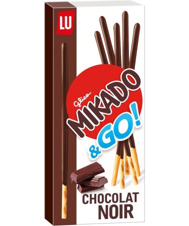  Mikado Mikado Pocket Dark Chocolate Pocket Size Snack TV Tray Easy to Take Away Display of 24 Boxes of 39 g - Buy Online on GoSupps.com