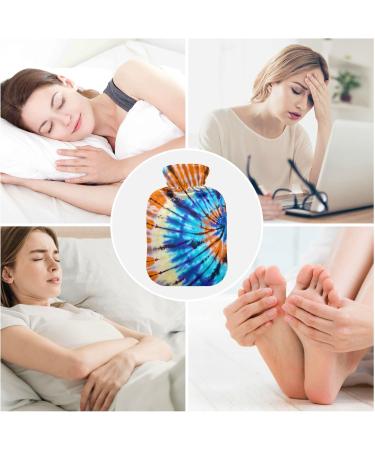 Durable 1L Heat Bottle - Blue Spiral Pattern | Relief for Shoulder & Neck Pain Cramps & Heat Therapy - Buy Online on GoSupps.com