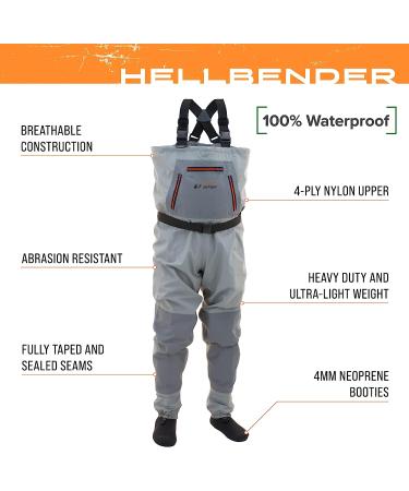 FROGG TOGGS Men's Hellbender Breathable Stockingfoot Chest Wader - Waterproof Fishing Waders - Buy Online on GoSupps.com