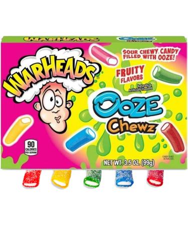 Warheads Cubes Jelly Beans Lil Worms Ooze Chewz Candy Box - 4 x Random Mixed Warheads Candy Box - Buy Online on GoSupps.com