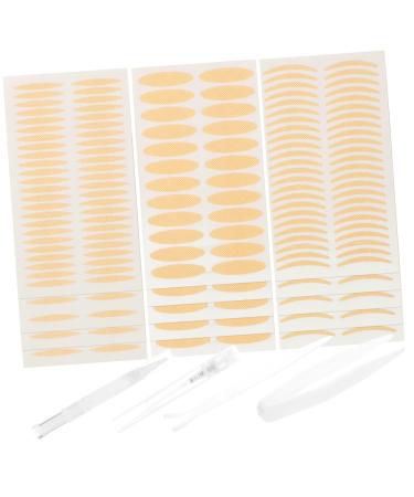 Ipetboom 3 Sets Double Eyelid Sticker Set Girl Eyelid Stickers Hooded Eyelid Lifter Girly Stickers Eye Lift Tape for Droopy Lids Traceless Eyelid Tape Lifting Belt Plastic Self-adhesive