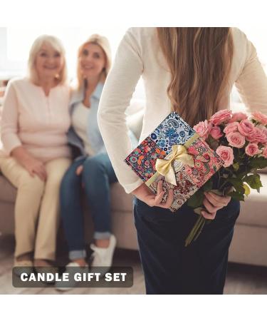 Premium Fragrance Candles Gift Set for Women - 4 Piece Flower Decor | Perfect Birthday & Mother's Day Gifts - Buy Online on GoSupps.com