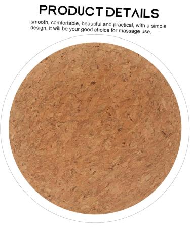 Frcolor Cork Yoga Balls - Deep Tissue Massage & Trigger Point Roller for Foot & Back Relief - Eco-Friendly Fitness Device - Buy Online on GoSupps.com