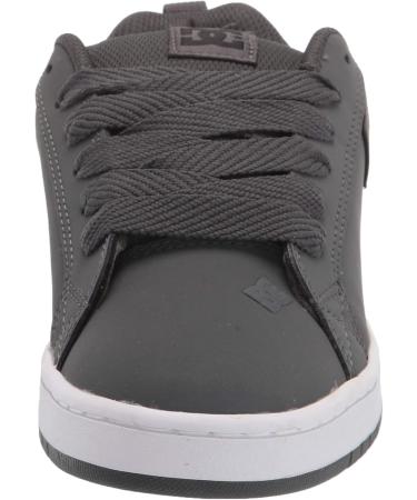 DC Men's Court Graffik Skate Shoe 44.5 EU - Dark Grey Black White | Buy Internationally - Stylish & Comfortable - Buy Online on GoSupps.com