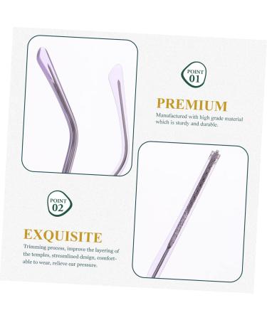 Lurrose Unisex Sunglasses Accessories Set - 4 Pairs of Crystal Hinge Glasses for Spectacle Lovers - International Shipping Available - Buy Online on GoSupps.com