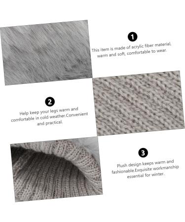 Shop Toddmomy 3 Pairs Boot Covers - Stylish Fur Leg Warmers & Protective Sock Cuffs for All Seasons - Buy Online on GoSupps.com