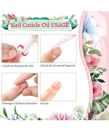 Shelloloh 6pcs Nail Cuticle Oil Pen for Nail Revitalization and Strengthening - 5ML/bottle - Buy Online on GoSupps.com