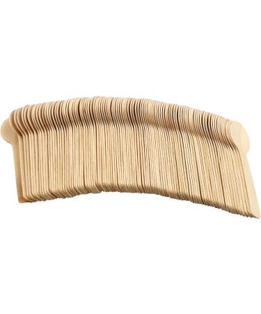 VQRTKS 100Pcs Disposable Wood Spoons Eco-Friendly Cutlery Wooden Spoons Mini Kitchen Ice Cream Dessert Tea Coffee Cake Spoons 10cm Flatware Cutlery Bupplies - Buy Online on GoSupps.com